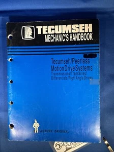 Tecumseh Mechanic's Handbook Motion Drive Systems Transmissions 1996 OEM - Picture 1 of 4