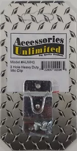 Accesorios ilimitados AUMH3 tornillo en 3 orificios radio CB soporte para micrófono - Imagen 1 de 1