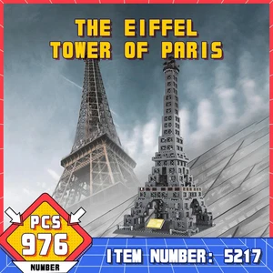 976PCS Eiffel Tower World Architecture Model Construction Building Blocks Toys - Picture 1 of 18