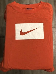 Nike Cropped T-Shirt Damen - Orange & Weiß - Größe L - Bild 1 von 9