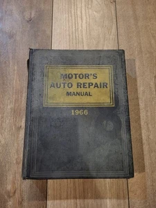 Vintage motors auto repair manual 1966 29th Edition Hard cover - Picture 1 of 12