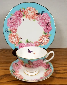 Royal Albert Miranda Kerr  Devotion 3 Piece Set Tea Cup Saucer Plate in Box NEW - Picture 1 of 17