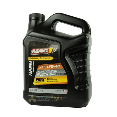 MAG1 Premium Conventional 15W-40 CK-4 Heavy Duty Diesel Engine Motor Oil Gallon Foto 1 de 4