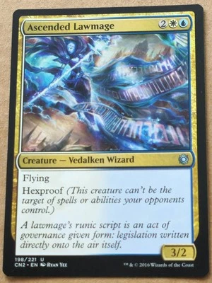 Ascended Lawmage Conspiracy Take the Crown #198 MTG CN2 - Image 1 of 2