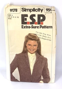 Simplicity Sewing Pattern 9178 Blazer Uncut FF Sz 16-20 Christy Brinkley - Picture 1 of 5