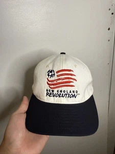 Rare! vintage new england revolution SnapBack Hat reebok snapback - Picture 1 of 12