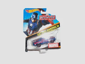 Captain America 2014 Mattel Hot Wheels Marvel Charakter Autos Bürgerkrieg - Bild 1 von 2
