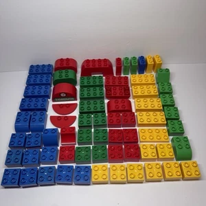 Lego Duplo Building Bricks Toy Bulk Lot of 68 Various Pieces Parts Blocks - Picture 1 of 14