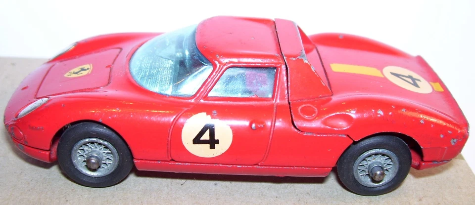 RARO CORGI TOYS FERRARI BERLINETTA 250 LE MANS N°4 REF 314 1965 1/43 GT BRITAIN - Immagine 1 di 1