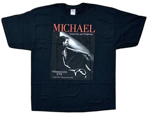 Camiseta Michael Jackson Gone But Not Forgotten 100% Algodón 2XL Negra ¡Excelente! - Imagen 1 de 3