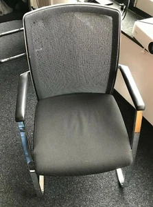 DAUPHIN HighWay Mesh Freischwinger Konferenzstuhl Bürostuhl Esszimmerstuhl - Bild 1 von 6