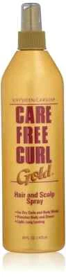 2 X Care Free Curl Gold Hair & Scalp Spray For Curls Carson 473 ml
