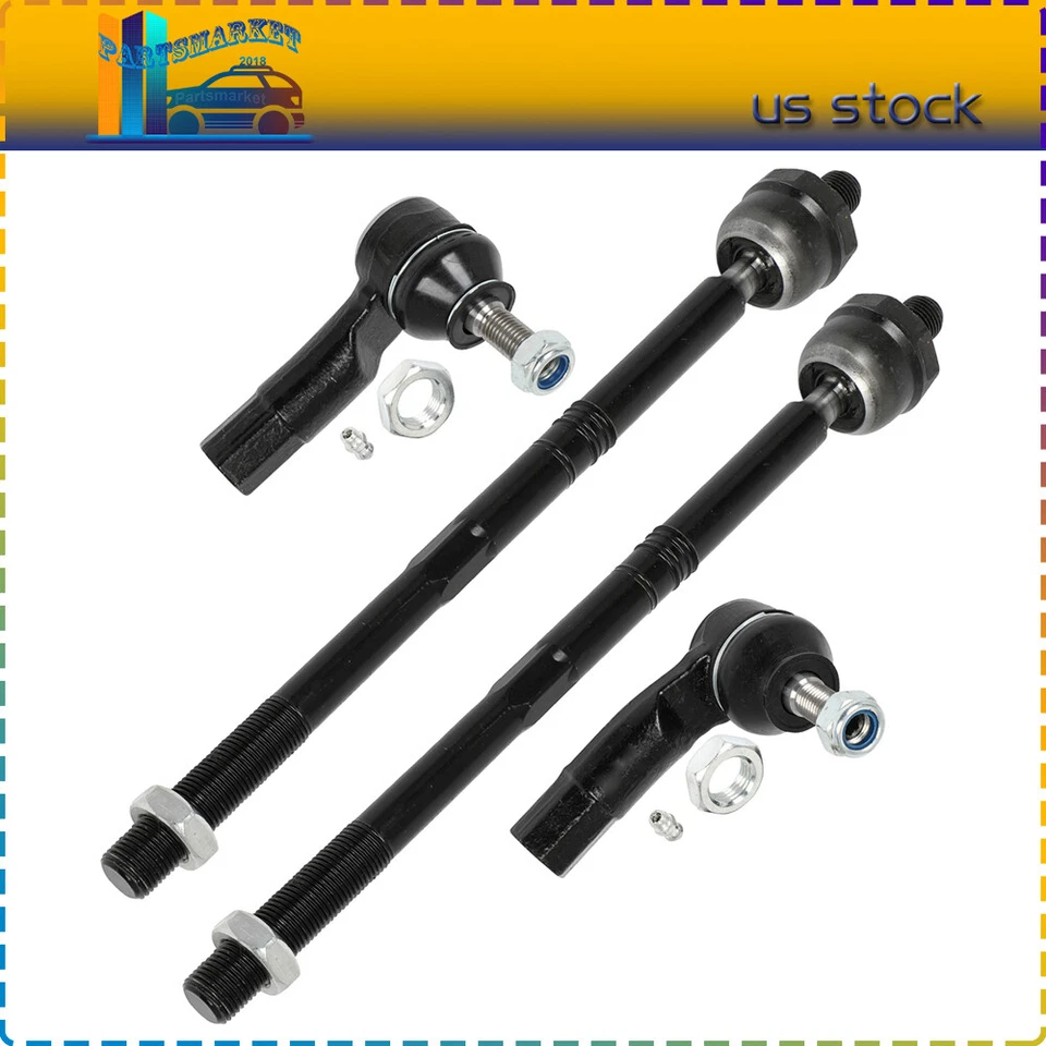 Звенья переднего анкерного стержня рулевое управление для 2009-2017 Volkswagen CC Volkswagen Tiguan 4 шт. - Изображение 1 из 4