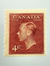 Canada Stamp 4 Cents King George VI Scott: #300 1950 FF458
