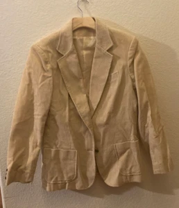 JC Penney Women's Tan Corduroy Blazer....Size 20 Tall - Picture 1 of 2