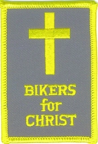 Bikers For Christ Christian Embroidered Jesus Bible Church Biker Patch  - Image 1 of 1