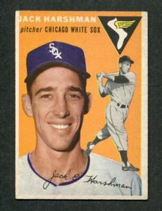 Tarjeta De Béisbol Novato Jack Harshman Chicago White Sox 1954 Topps #173 - Imagen 1 de 1