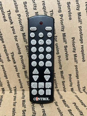 RadioShack Universal Remote Control Model 8273 CONTROL 1 Radio Shack Black - Image 1 of 3