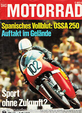 Das Motorrad Heft 9 2.Mai 1970 Spanisches Vollblut OSSA 250 Stars der Sandbahn
