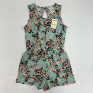 Belle Du Jour Girls Floral Romper, Size XL - Picture 1 of 3