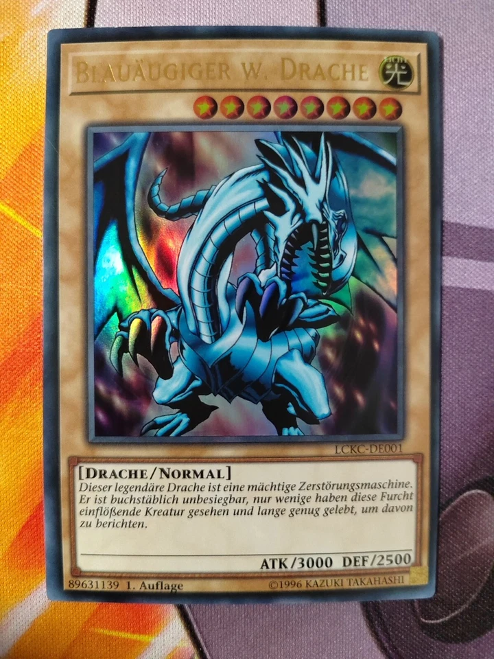 BLAUÄUGIGER W. DRACHE - LCKC-DE001 Ultra Rare / 1. Auflage Near Mint - Bild 1 von 2