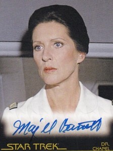 Star Trek Movies Autograph Card A43 Majel Barrett as Dr. Chapel