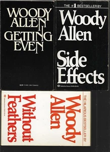 Woody Allen Ppb lot Getting Even/ Side Effects/ Without Feathers Ballantine - Picture 1 of 1