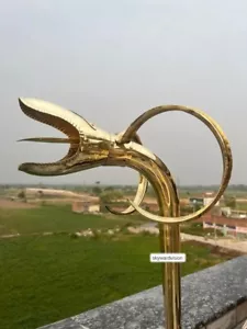 Serpent Carnyx Celtic War Horn Replica Fully Playable Medieval Celtic Brass - Picture 1 of 3