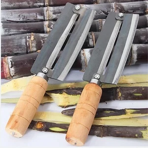 2 PC Sugar Cane Peeling Knives Pineapple Peeler - Picture 1 of 3