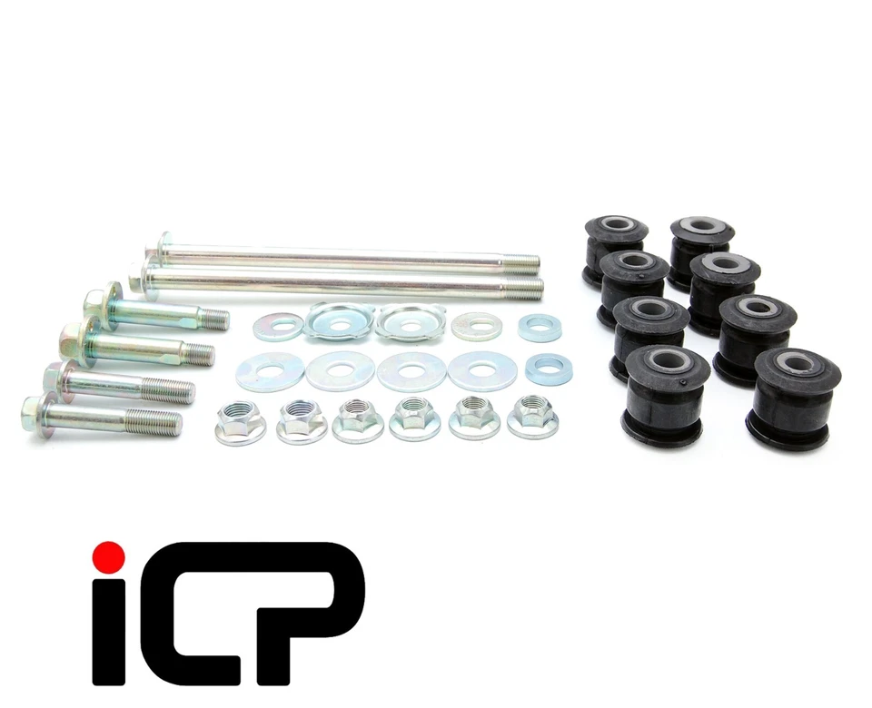 ICP Rear Lateral Link Arm Bush & Bolts Kit Fits Subaru Impreza 92-07 WRX STi - Image 1 of 1