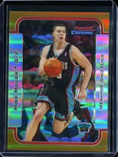 MIKE MILLER 2003-04 BOWMAN CHROME GOLD REFRACTOR PARALLEL #d 37/50 RARE