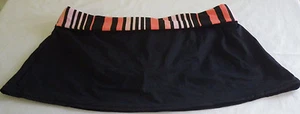 Jag Swimsuit Separates Skirt Swim Bottom Black Stripes Large L NWT $52 - Picture 1 of 4