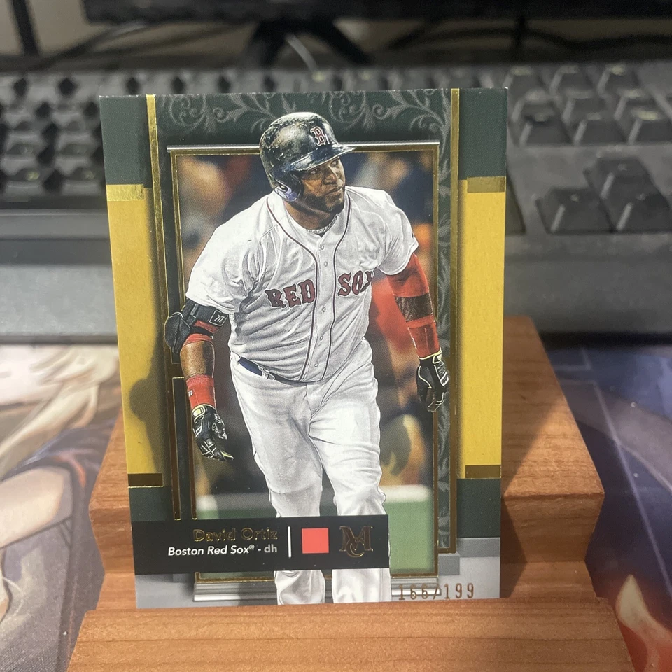 2024 Topps Museum Collection David Ortiz Gold Parallel #/199 Boston Red Sox #79 - Image 1 of 1