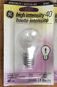 GE S11 Appliance Light Bulb 40 W Clear - Picture 1 of 2