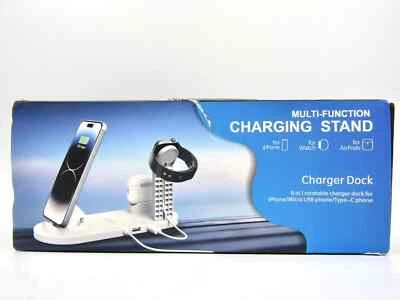 Multi-Function Charging Stand For iPhone, Android, Watch, 3 In 1 Charger Dock - Image 1 of 4