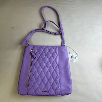 Bandolera Molly acolchada de cuero lavanda para mujer Vera Bradley nueva con etiquetas precio de venta sugerido por el fabricante $188 Foto 1 de 4
