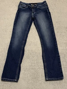 Jordache Girls Size 14 Regular Blue Solid Skinny Jeans - Picture 1 of 18