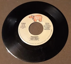 Bee Gees Tragedy / Until by RSO Records 7" Vinyl 45rpm Record - Picture 1 of 2