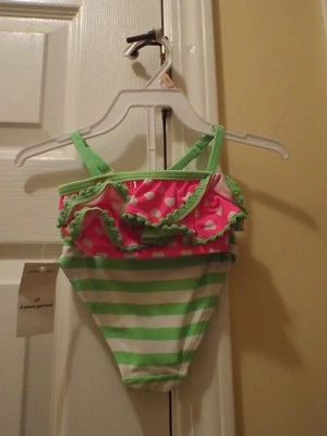 J.Khaki 2 Piece Bathing Suit Size 2T NWT - Image 1 of 2