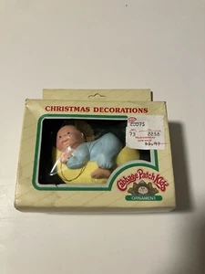 VTG Cabbage Patch Kids Angel On Moon Ornament W/Box 1983 - Picture 1 of 2