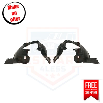 Front Fender Liner Set of 2 Left & Right for 2007-2011 Nissan Versa S, SL - Image 1 of 4