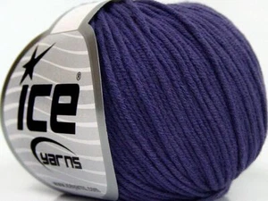 8-Skein Lot Baby Summer DK Yarn light cotton 8x50g Lavender - Picture 1 of 4