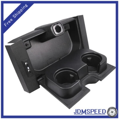 Black Center Seat Front Cup Holder FL3Z-1813562-AT For Ford F-150 F150 2015-2017 - Image 1 of 4