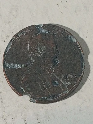 1996-D Lincoln Cent With Planchet Ragged Fissures - Image 1 of 2