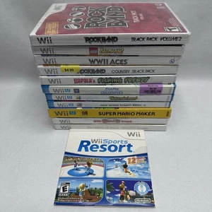 Sealed NEW NINTENDO Wii Bundle Rockband Zelda Skyward Sword Mario Maker Sports - Picture 1 of 18