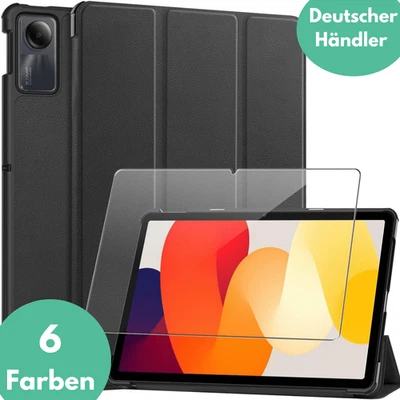 Hülle für Xiaomi Redmi Pad SE 11 Zoll + 9H Schutzglas Panzerfolie Hartglas Case - Bild 1 von 4