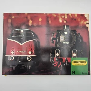 1969 Minitrix 9mm Train Carts & Track Set Made in Germany (Missing Main Train) - Bild 1 von 12