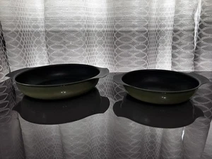 Vintage Revere Ware 10" Pfanne Bratpfanne Kasserolle Antihaft Aluminium Set/2 - Bild 1 von 11