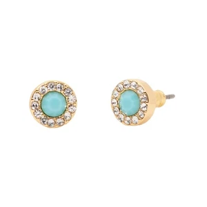 Kate Spade You're A Gem Pave Halo Ohrstecker Türkis Ohrringe - Bild 1 von 9