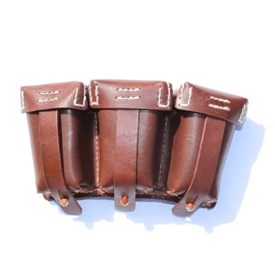 NUEVO BOLSO TRIPLE CINTURA SEGUNDA GUERRA MUNDIAL 98K aficionados militares televisión réplica utilería regalo Foto 1 de 4